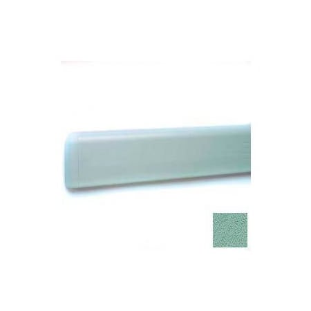Pawling Wall Guard W/Rounded Top Edge, Aluminum Retainer, 4"H x 12'L, Pale Jade WG-4-12-376